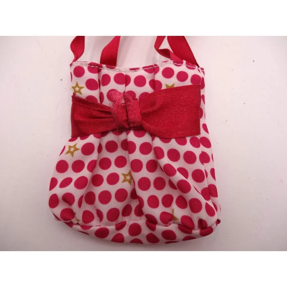 American Girl 2017 Travel In Style Luggage Pink Dots Tote Bag Purse for 18